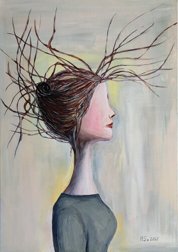 The mood of the wind (1) 60x40 (2025) by Helen Spoon, 油畫 for Sale on Singulart