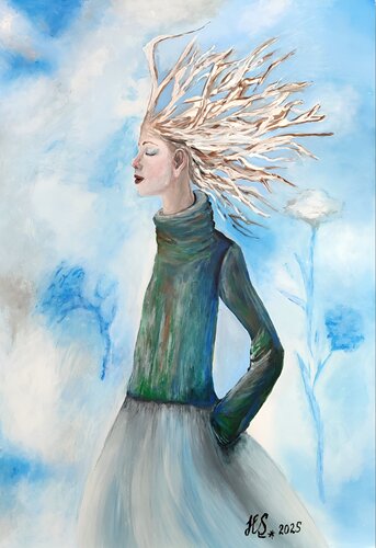 The mood of the wind (5) by Helen Spoon, 油畫 for Sale on Singulart