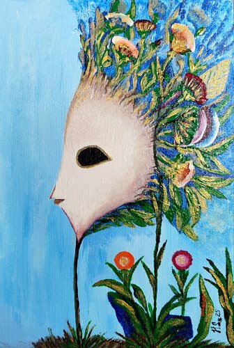 The Birth of an Idea by Helen Spoon, 油畫 for Sale on Singulart