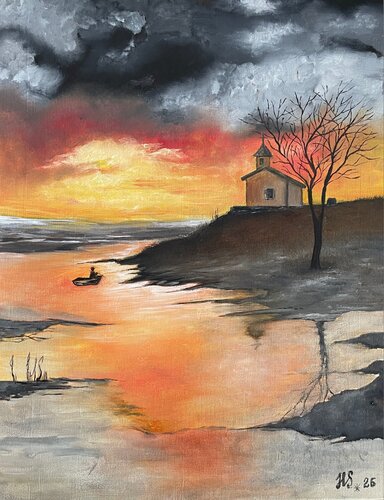 Alone with God (2) di Helen Spoon, Pittura in vendita su Singulart