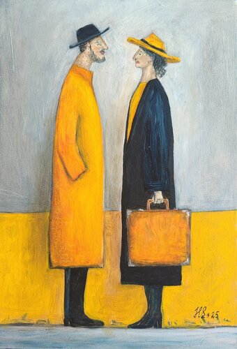 Accidental Encounter by Helen Spoon, 油畫 for Sale on Singulart