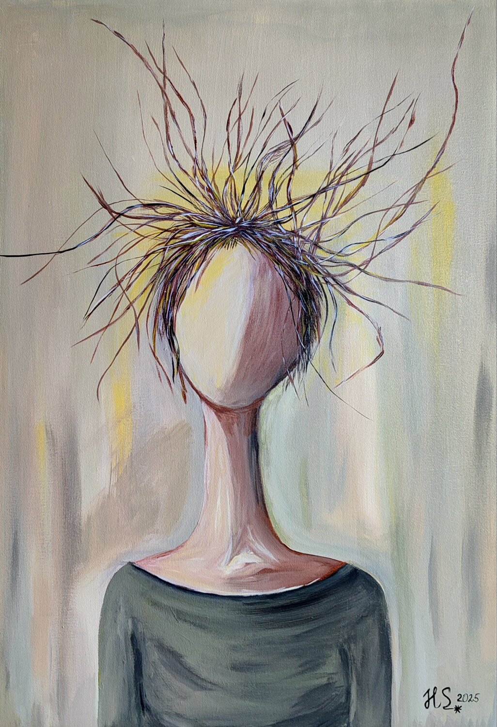 The mood of the wind (2) 60x40 (2025) Helen Spoon Originalgemälde zu verkaufen
