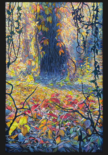 Feyssine Tapis rouge von BRUNO BISI, Malerei kaufen auf Singulart