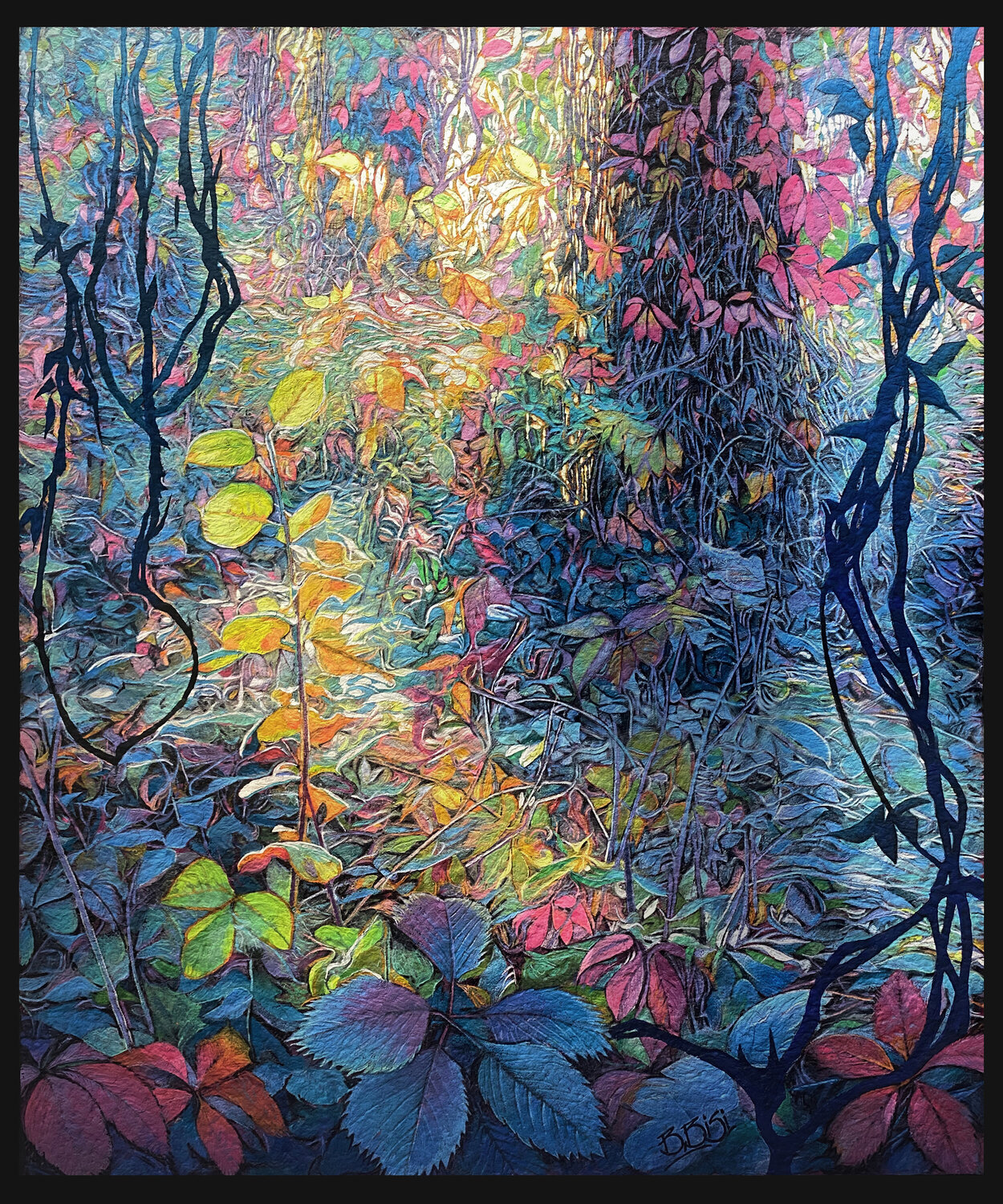 Feyssine Sylvania BRUNO BISI Peinture originale à vendre
