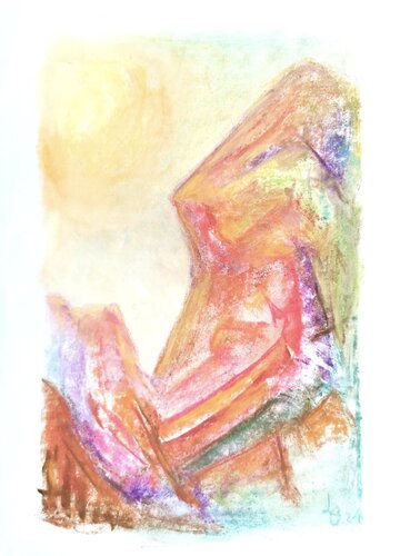 Sunlit Ascent van Luís Bastos, Werk op papier te koop op Singulart