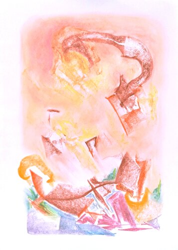 CRESCENDO of Light by Luís Bastos, Work on Paper for Sale on Singulart