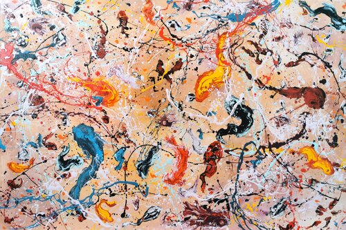 Frenetic Ballet van Luís Bastos, Schilderij te koop op Singulart