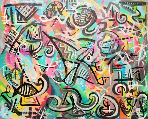 Unicorn di Luís Bastos, Pittura in vendita su Singulart