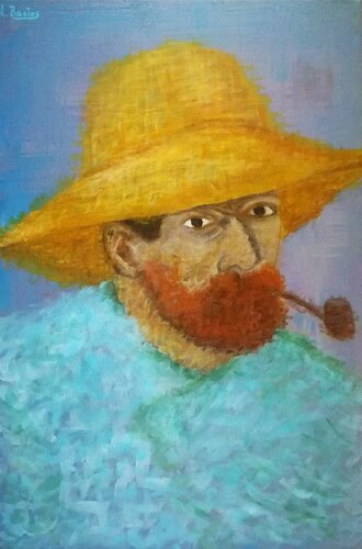 To you, Vincent !!! van Luís Bastos, Schilderij te koop op Singulart