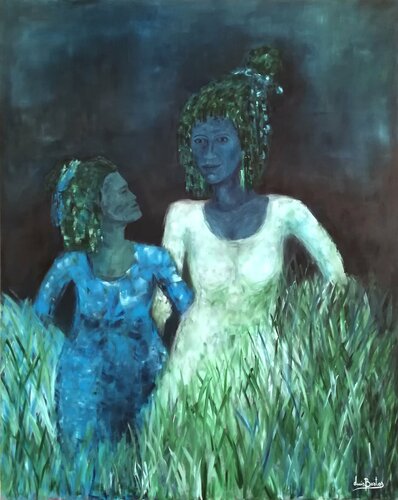 I love you mom. di Luís Bastos, Pittura in vendita su Singulart