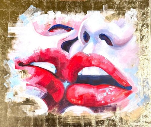 AMORE E PSICHE van Anfissa Vassé, Schilderij te koop op Singulart