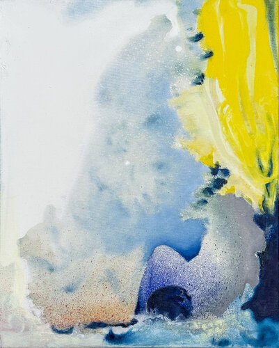 in löchrigen Zeiten 1 (gerahmt) van Marco Wachsmuth, Schilderij te koop op Singulart