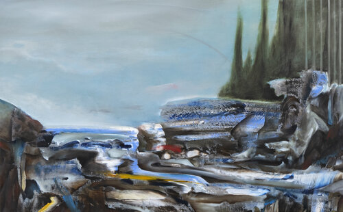 Insel 2 (gerahmt) van Marco Wachsmuth, Schilderij te koop op Singulart