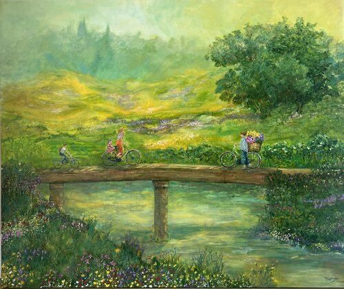CRUCE DE PRIMAVERA di Mariana Gomez Otero, Pittura in vendita su Singulart