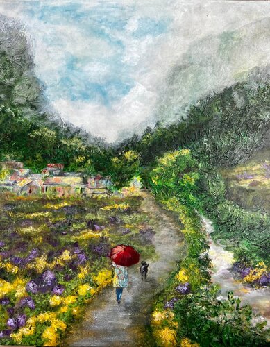 CAMINO A CASA van Mariana Gomez Otero, Schilderij te koop op Singulart
