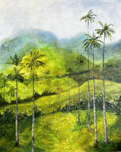 VALLE DEL COCORA van Mariana Gomez Otero, Schilderij te koop op Singulart