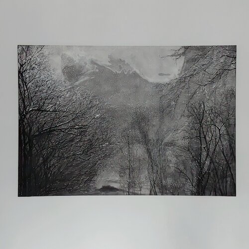 Neige danse comme les pétales de cerisier van Hysao Takagi, Schilderij te koop op Singulart