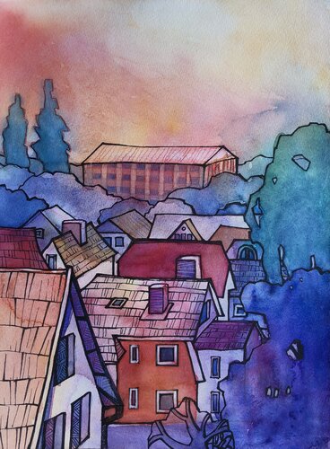 Abendstille van Vera Fischer, Schilderij te koop op Singulart