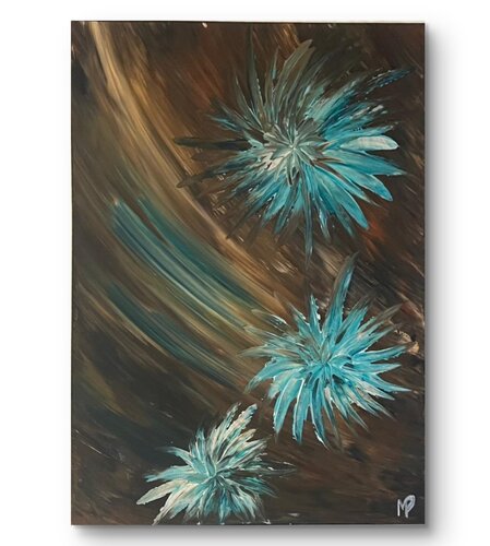 Estrellas en Fuga van Rosalia Parama Alvarez, Schilderij te koop op Singulart