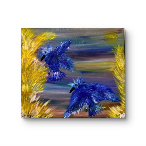 Vuelo en libertad di Rosalia Parama Alvarez, Pittura in vendita su Singulart