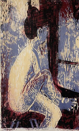 Woman at the Window von Peggy Grose, Druck kaufen auf Singulart