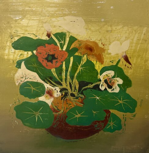 Nasturtiums von Peggy Grose, Druck kaufen auf Singulart