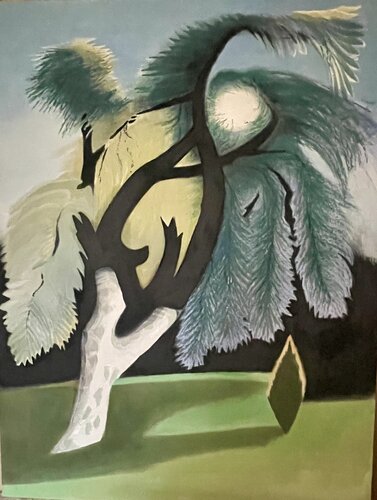 Weeping Fir in the Secret Garden von Peggy Grose, Malerei kaufen auf Singulart