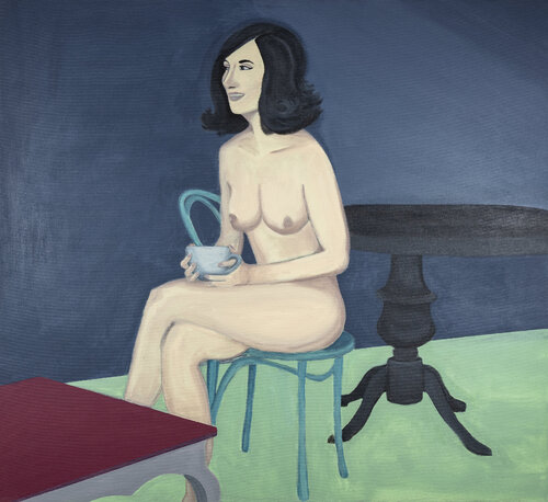 Flowers In Your Head van Jules Carp, Schilderij te koop op Singulart