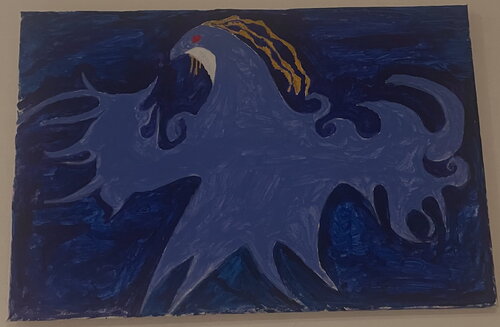 Red eye Phenix di Ahmed Alismail, Pittura in vendita su Singulart