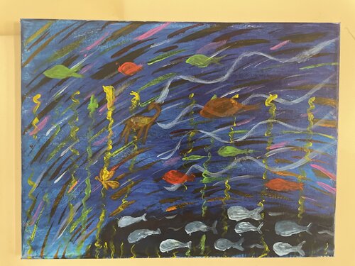 Animal migration by Ahmed Alismail, Painting for Sale on Singulart