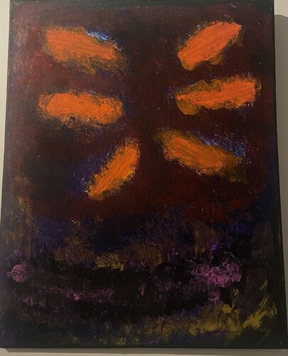 Six Eyes Jinn van Ahmed Alismail, Schilderij te koop op Singulart