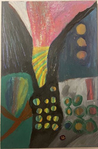 Uncharted van Ahmed Alismail, Schilderij te koop op Singulart