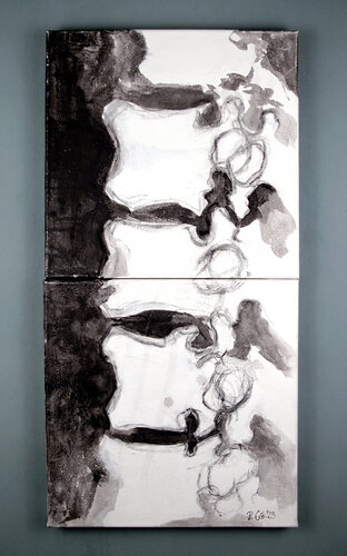 Backbone von Petra Goetz, Malerei kaufen auf Singulart