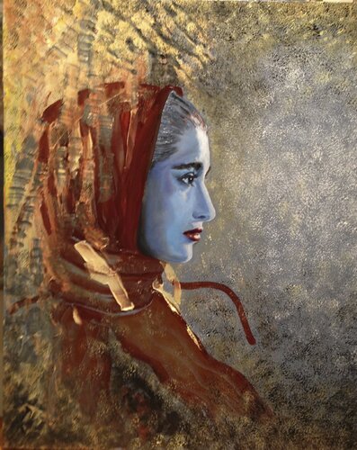 Showered with Gold von Margarita Sprecher, Malerei kaufen auf Singulart