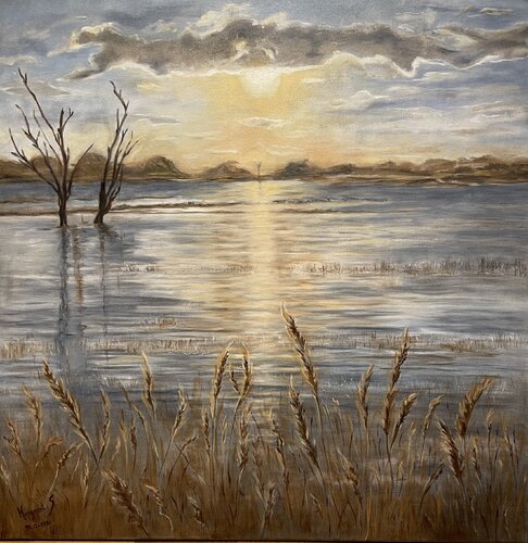 African landscape von Margarita Sprecher, Malerei kaufen auf Singulart