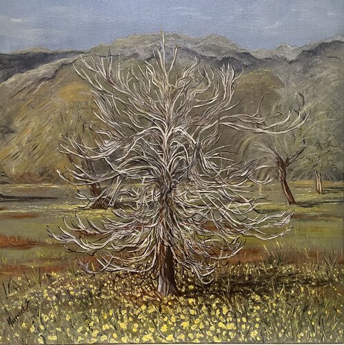 Winter Fig Trees in Ibiza von Margarita Sprecher, Malerei kaufen auf Singulart
