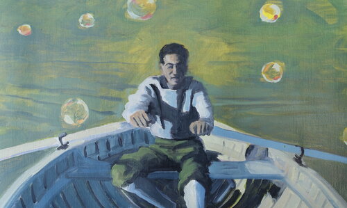 Luftblasen 2 van Heike Müller, Schilderij te koop op Singulart