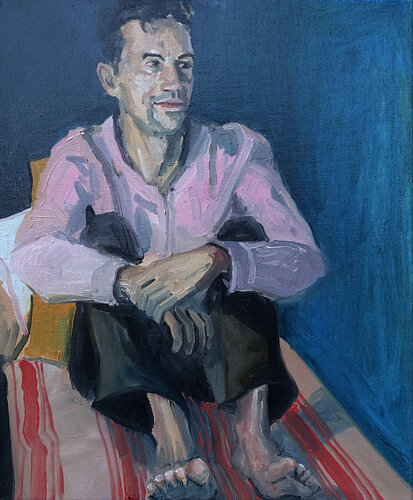 Thinking di Heike Müller, Pittura in vendita su Singulart