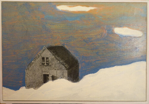 Egon von Steiger Hütte di Heike Müller, Pittura in vendita su Singulart