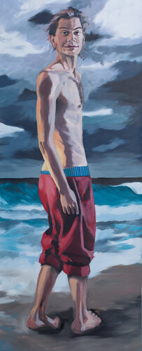 Beachboy 4 van Heike Müller, Schilderij te koop op Singulart