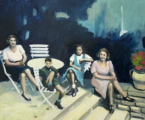 Terrasse van Heike Müller, Schilderij te koop op Singulart