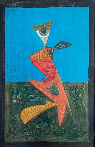 2024 005. PB   Au doigt et à l'oeil van Franck Beroard, Schilderij te koop op Singulart