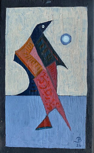 2024 026. PB    Liberté : le poisson free. von Franck Beroard, Malerei kaufen auf Singulart