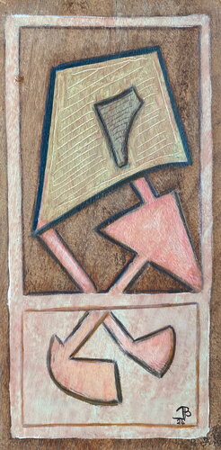 2024 074. PB.   Golf by Franck Beroard, Painting for Sale on Singulart