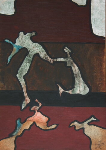 André Beroard.   1996 022.   Le départ. von Franck Beroard, Malerei kaufen auf Singulart