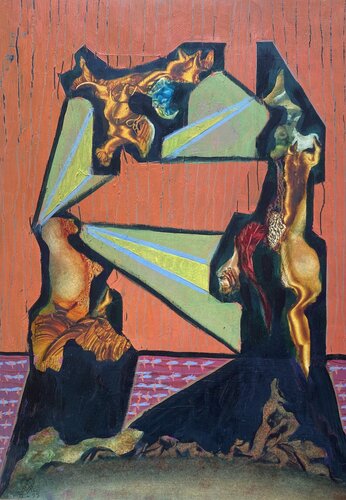 André Beroard  FB AB 1989 035.  .Puissances. von Franck Beroard, Malerei kaufen auf Singulart