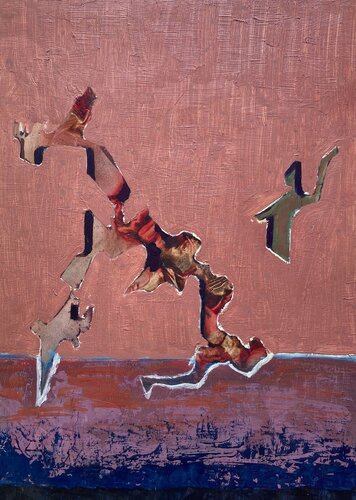 André Beroard  FB AB 1989 033.   .Sans contraintes. di Franck Beroard, Pittura in vendita su Singulart
