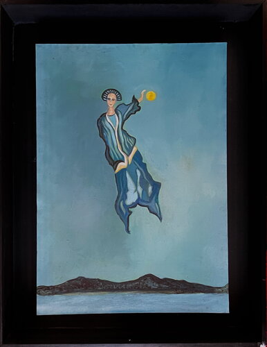 2012 001 HP.   Jeux de lune. di Franck Beroard, Pittura in vendita su Singulart