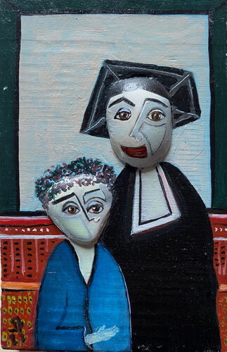 Plaidoirie.    2023 032  GI van Franck Beroard, Schilderij te koop op Singulart
