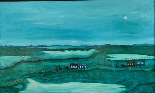 2013 009  HT.     Le temps qui passe de Franck Beroard, Pintura a la venta en Singulart